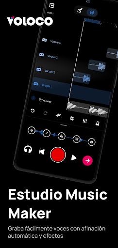 Captura de pantalla de Voloco: Estudio Vocal