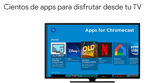 Captura de pantalla de Apps para Chromecast