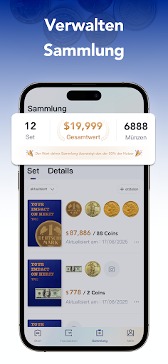 HeritCoin: Münzwert erkennen Screenshot