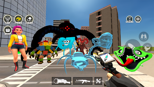 Captura de pantalla de Nextbots In Playground mod