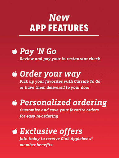 Applebee's Screenshot