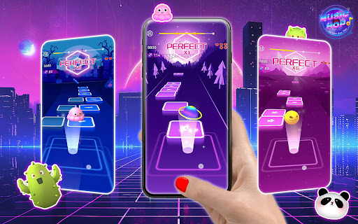 Captura de pantalla de Music Hop: EDM Rush