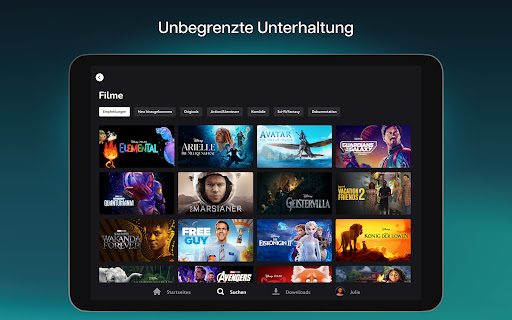 Disney+ Screenshot