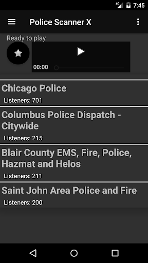 Captura de pantalla de Police Scanner X
