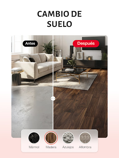 Captura de pantalla de SnapHome: Presupuesto Estimado