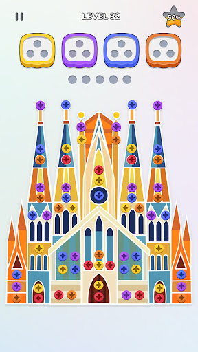 Captura de pantalla de Unscrew Nuts Sort: Pin Puzzle