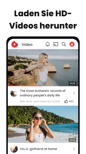 HD Video & Musik Downloader Screenshot