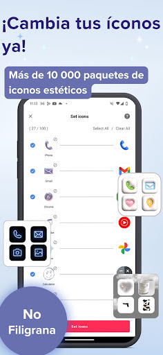 Captura de pantalla de WidgetClub:Widget, Tema,Fondos
