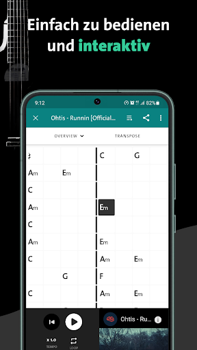 Chordify: Akkorde & Stimmgerät Screenshot