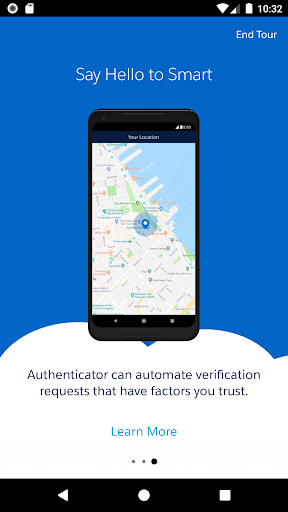 Captura de pantalla de Salesforce Authenticator
