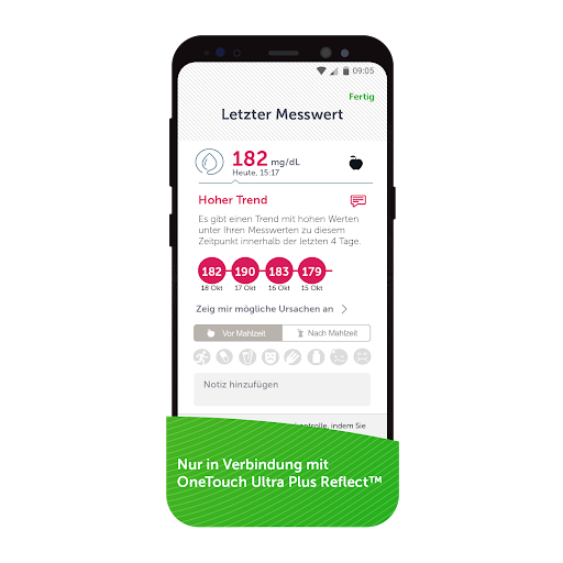 ​OneTouch Reveal® App Screenshot