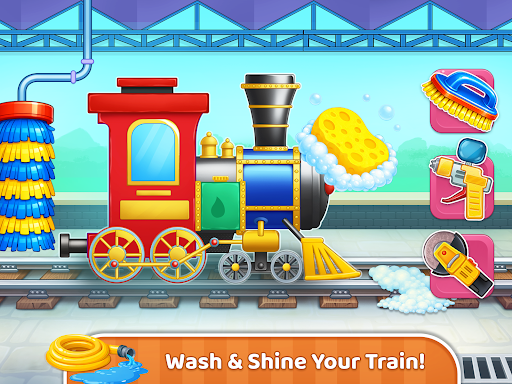 Captura de pantalla de Train Station Game for Kids
