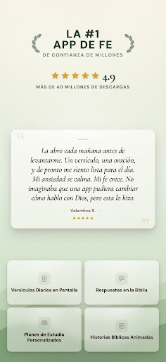 Captura de pantalla de Bible Chat - Santa Biblia
