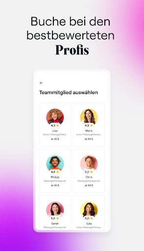 Fresha für Kunden Screenshot