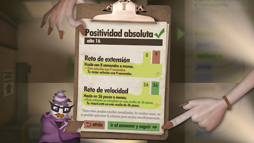 Captura de pantalla de Human Resource Machine