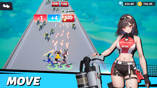 Captura de pantalla de Run! Goddess