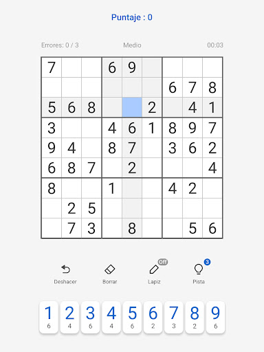 Captura de pantalla de Sudoku - Sudoku Puzzles