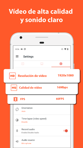 Captura de pantalla de Grabar Pantalla - Grabador AZ
