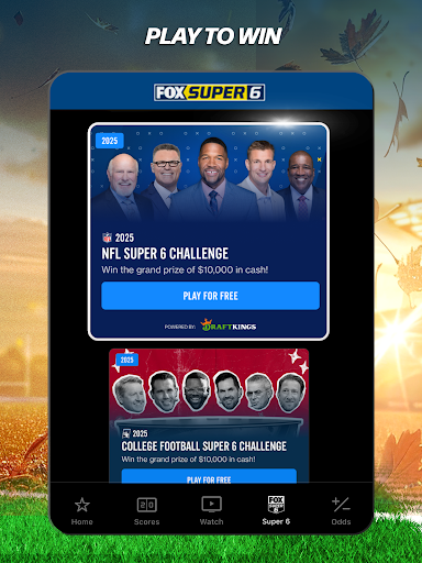 Captura de pantalla de FOX Sports: Watch Live Games