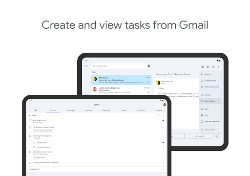 Google Tasks screenshot