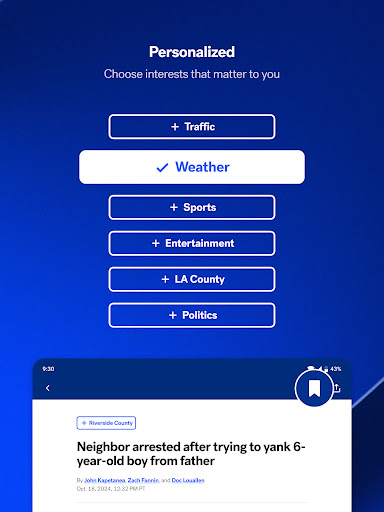 Captura de pantalla de ABC7 Los Angeles