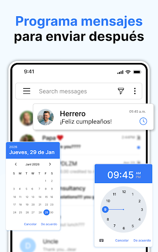 Captura de pantalla de Mensajes
