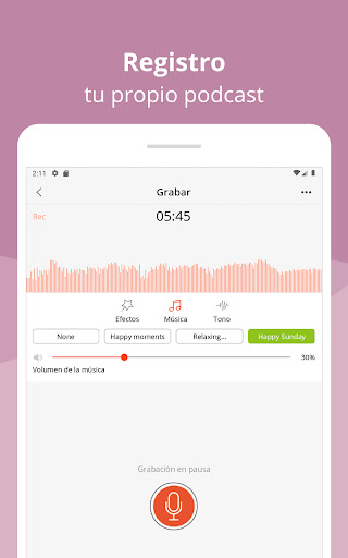 Captura de pantalla de Podcast Player-Podbean