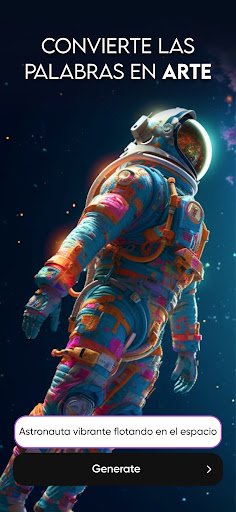 Captura de pantalla de Generador de arte con IA