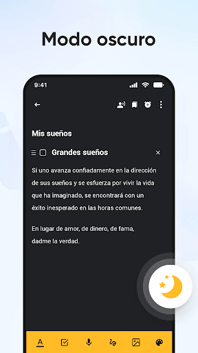 Captura de pantalla de Notas: Bloc de notas, Notebook