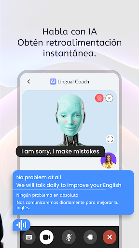 Captura de pantalla de Entrenador Lingual: Aprende