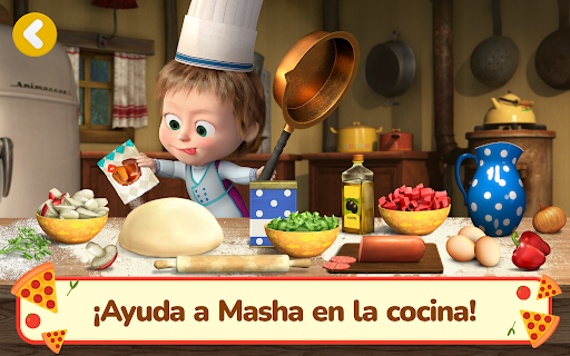 Captura de pantalla de Masha y el Oso Juegos de Pizza