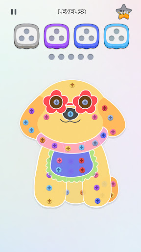 Captura de pantalla de Unscrew Nuts Sort: Pin Puzzle