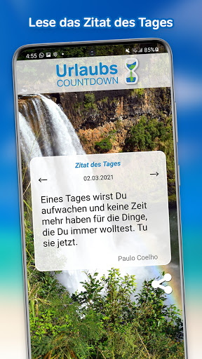 Urlaubs-Countdown Screenshot