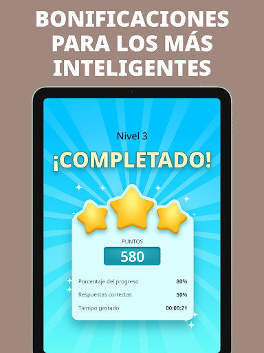 Captura de pantalla de QuizzLand quiz de conocimiento