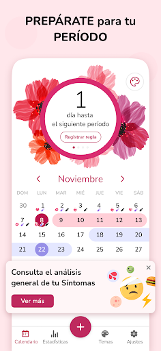 Captura de pantalla de Calendario Menstrual
