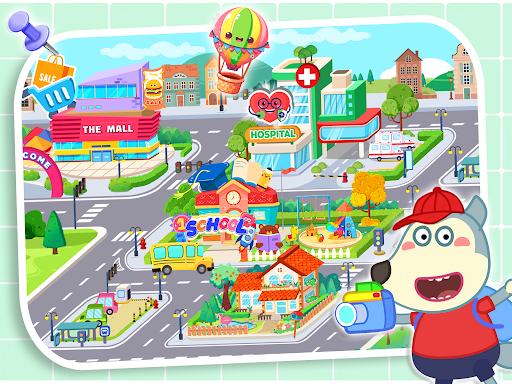 Wolfoo's Town: Dream City Game screenshot