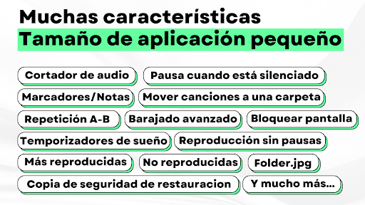 Captura de pantalla de Musicolet Reproductor música