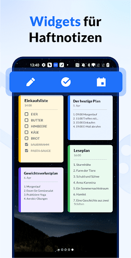 Notizen, Notizblock - Notein Screenshot