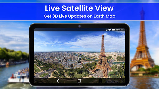 Captura de pantalla de Live Earth Map: GPS Navigation