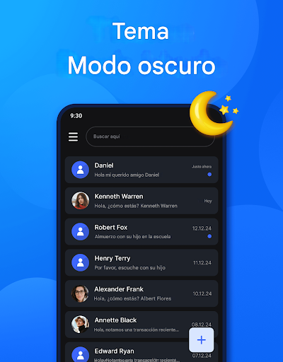 Captura de pantalla de Aplicación de mensajería SMS