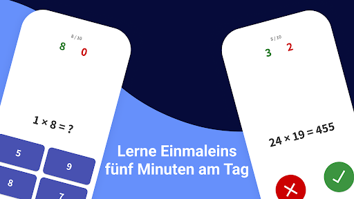 Einmaleins Mathe - Trainer 1x1 Screenshot