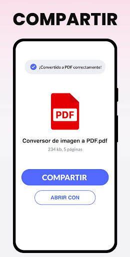 Captura de pantalla de Convertidor PDF - Foto a PDF