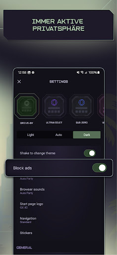 Opera GX: Gaming-Browser Screenshot