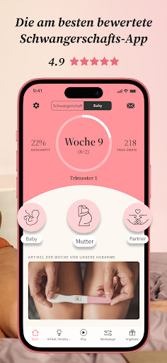 Preglife - Schwangerschaftsapp Screenshot