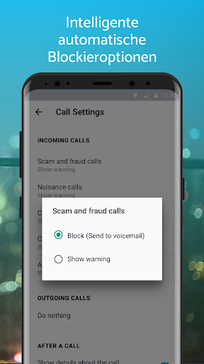 Hiya - Anrufe erkennen/blocken Screenshot