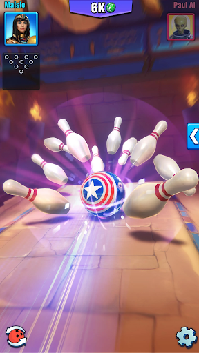 Captura de pantalla de Bowling Crew — boliche en 3D