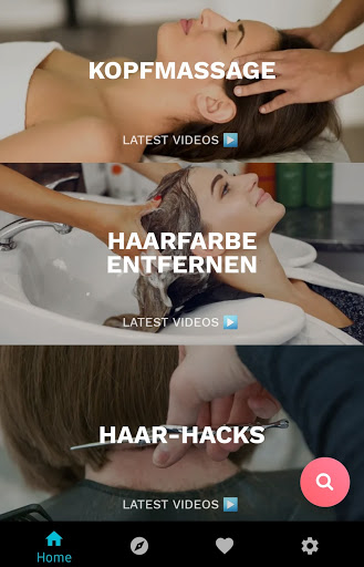 Haarpflege App Deutsch Screenshot