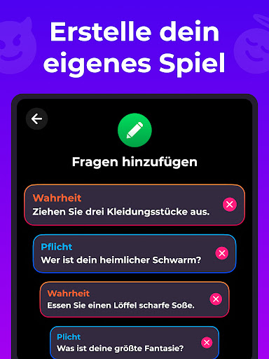 Wahrheit oder Pflicht - Party Screenshot
