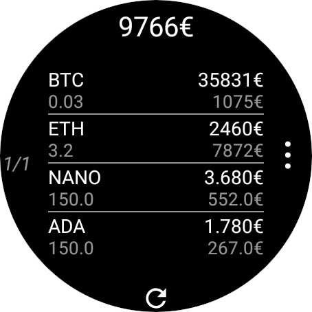 Captura de pantalla de CryptoTiles - Prices & Charts
