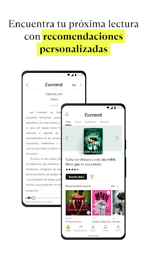 Captura de pantalla de Everand